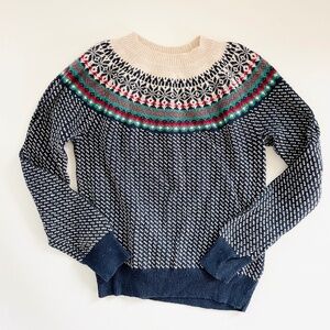 Boys j crew fair isle sweater